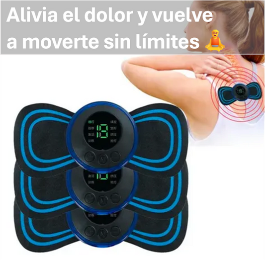 Pack 3 Mini Masajeador Eléctrico Portátil Estimulador Muscular