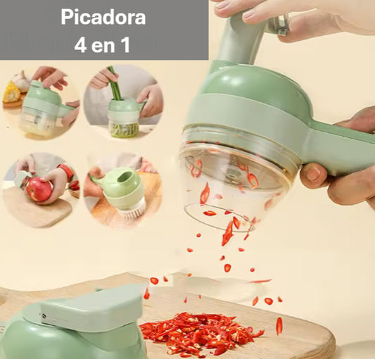 TurboChop: Picadora eléctrica 4 en 1